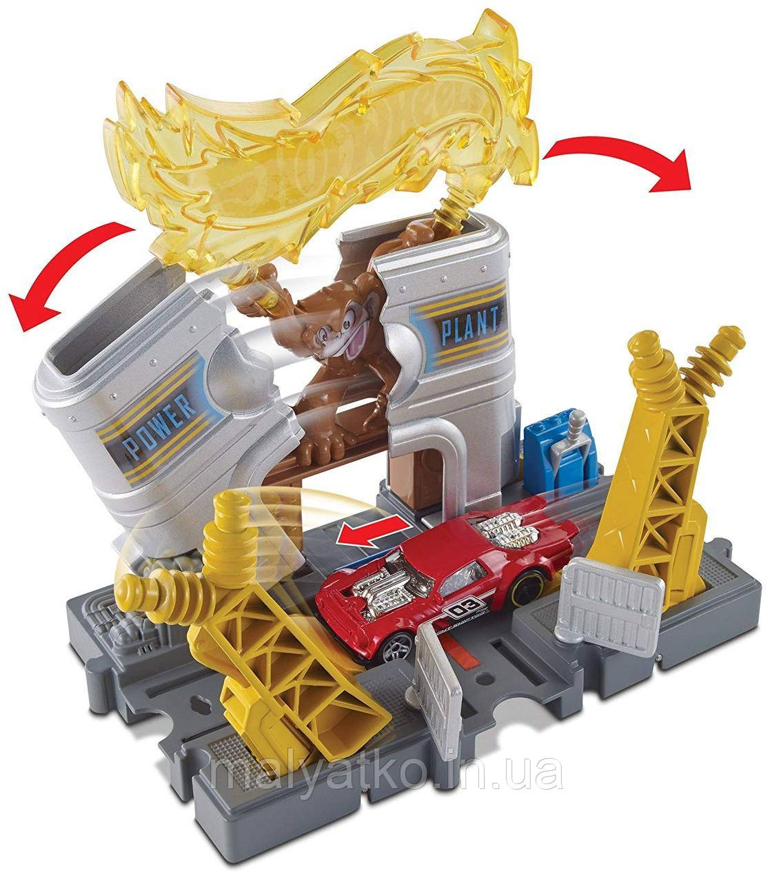 Hot Wheels Вибух на електростанції City Downtown Power Plant Blastplay