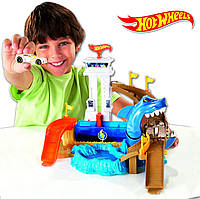 Hot Wheels Color Shifters Trackset трек хот вилс Атака акулы