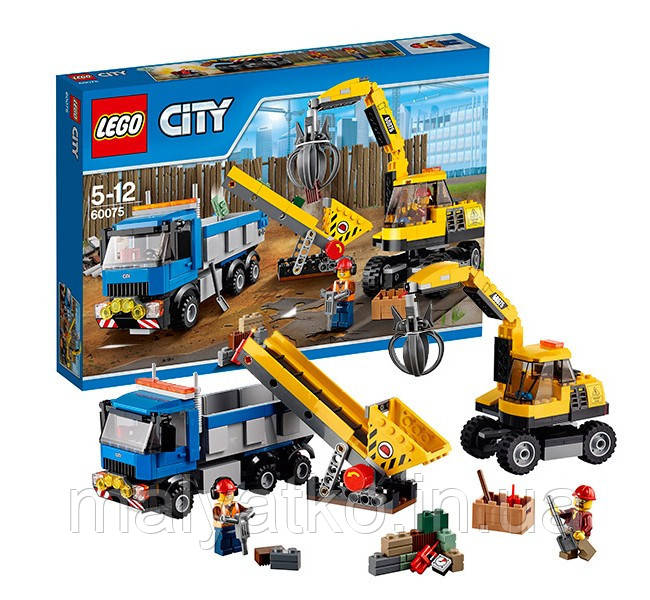 Lego City 60075 Екскаватор і вантажівки
