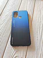 Чохол Gradient для Oppo A53 бампер Blue-black