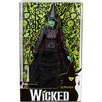 Кукла Барби ведьма Эльфаба Barbie Wicked Elphaba Doll with Hat & Broom