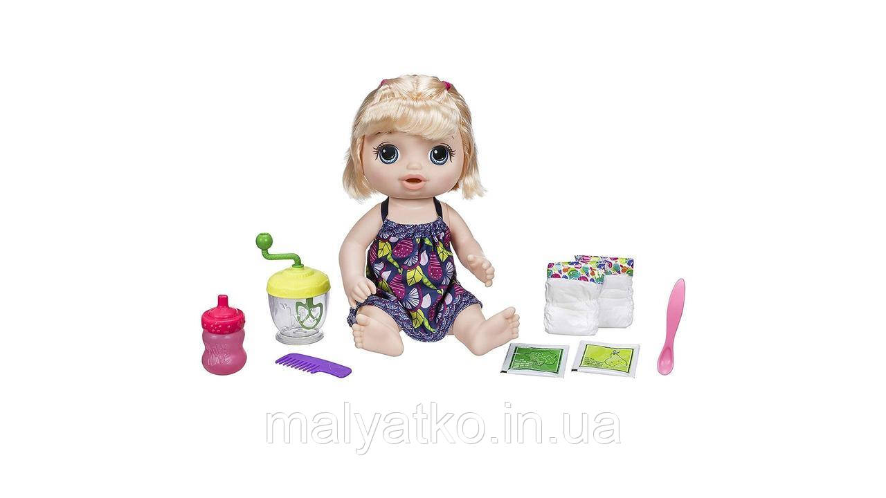 Лялька baby alive hasbro Blonde sweet spoonfuls солодкі ложки