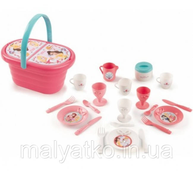 Кошик Smoby Disney Princess з набором для пікніка 310573