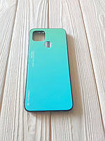Чохол Gradient для Oppo A15/A15s бампер Green-blue