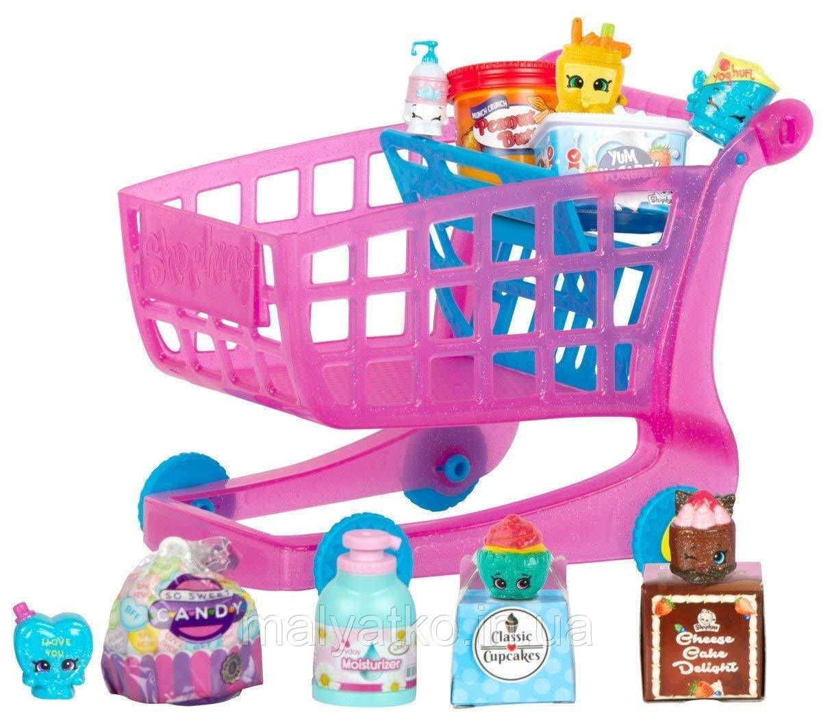 Шопкинс візок з продуктами Shopkins Small Mart Shopping Cart