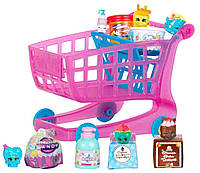 Шопкинс тележка с продуктами Shopkins Small Mart Shopping Cart