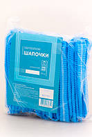 Etto Шапочки одноразові, 100 шт - Блакитні
