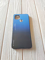 Чехол Gradient для Oppo A15 / A15s бампер Blue-black