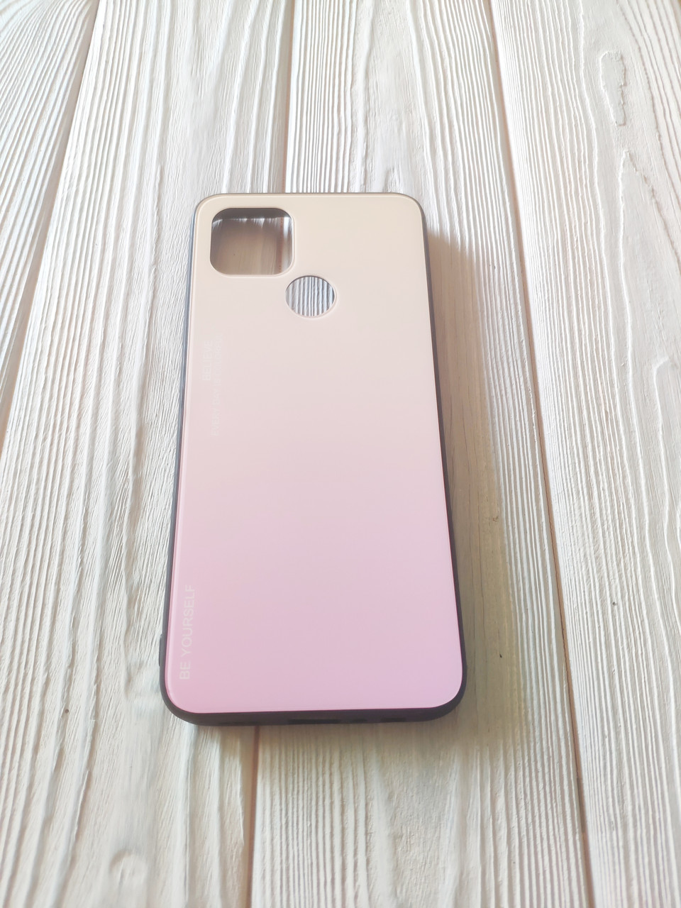 Чехол Gradient для Oppo A15 / A15s бампер Gold-pink
