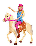 Игровой набор Barbie Верховая езда FXH13 Barbie Doll & Horse