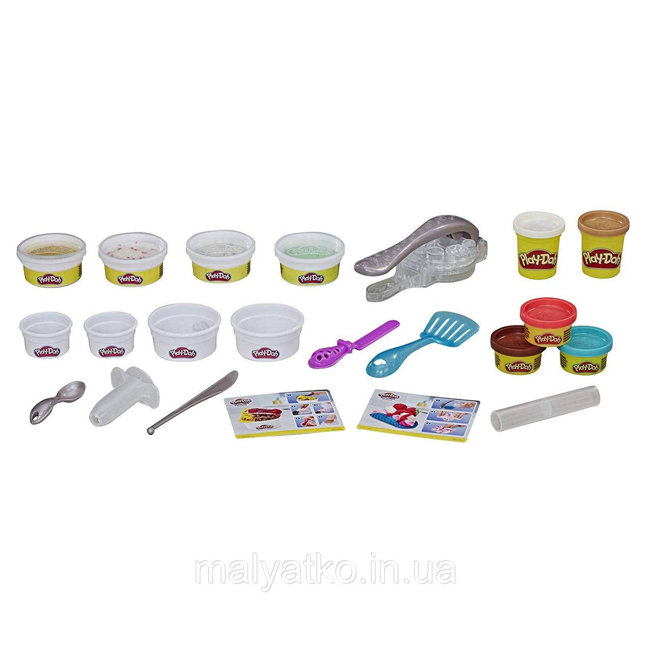 Набір морозива до Плей Play-Doh Rollzies Kitchen creations Rolled Ice Cream E8055