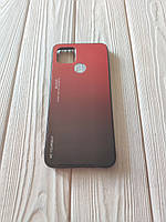 Чехол Gradient для Oppo A15 / A15s бампер Red-black