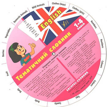 РОЗПРОДАЖ! 1-4 клас. Тематичний словник (Зінов'єва Л.О.), Ула