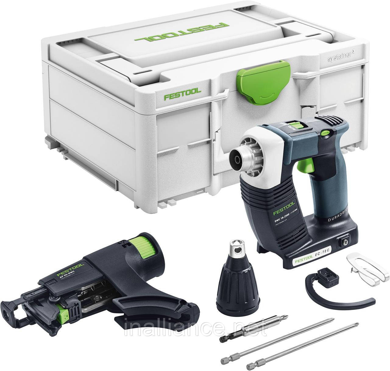 Акумуляторний будівельний шурупокрут DURADRIVE DWC 18-2500 Basic Festool 576497