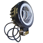 Фара світлодіодна LED противотуманная кругла 30W + LED кільце з чіткою світловий кордоном, фото 9