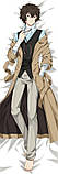 Дакiмакура 105х35 см  Дазай і Чуя Великий з Бродячі Пси Bungou Stray Dogs Dazai Chuuya  подушка тян, фото 3