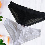 Трусики жіночі La Vivas з гіпюром Розміри L XL 2XL, фото 5