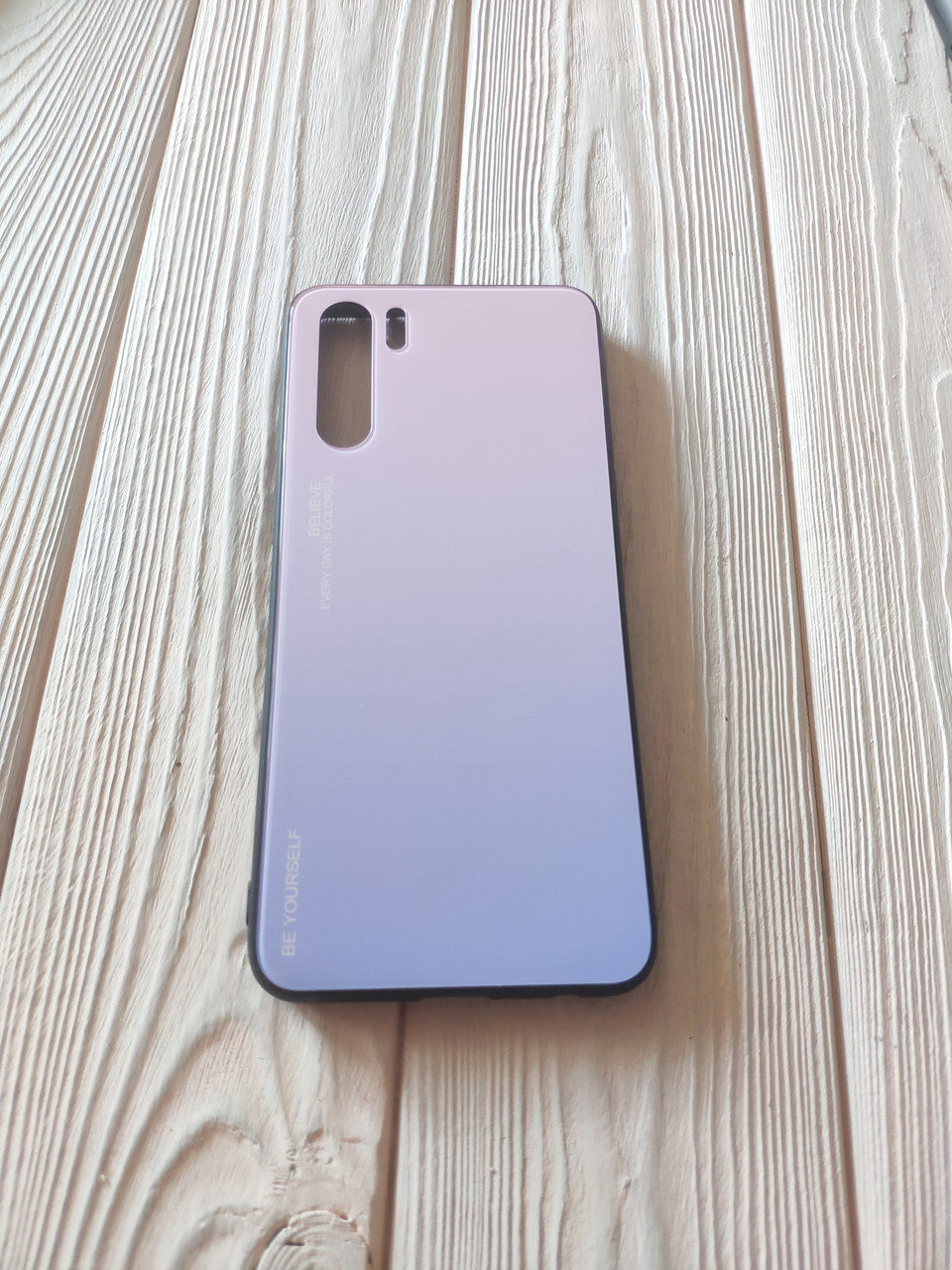 Чохол Gradient для Oppo A91 бампер Pink-purple