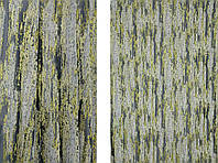Портьерная ткань для штор Жаккард зеленого цвета