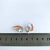 Сережки SONATA з медичного золота, кристали Swarovski білого кольору, позолота PO, 25719, фото 2
