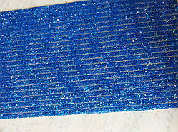 Стразова стрічка на силіконі електрик хамелеон