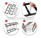 Взуттєва полиця-гойдалка на 5 ярусів Tatkraft Artmoon Labrador 42х19х70 см. вміщує 10 пар взуття, фото 9