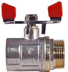 Кран кульовий С. М. 1 р. ш. метелик