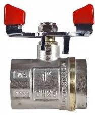 Кран кульовий С. М. 1 р. р. метелик