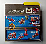 Дикі Скричери Машинки трансформери 1 Скричер 2 диски Thunder Гром + запускач, фото 2