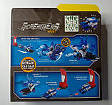 Дикі Скричеры Машинки трансформери 1 Скричер 2 диска Transport Двухглавый дракон + запускатор, фото 3