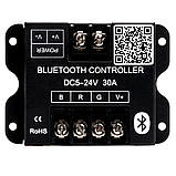 Контролер RGB 5-24V 30A Bluetooth, фото 2