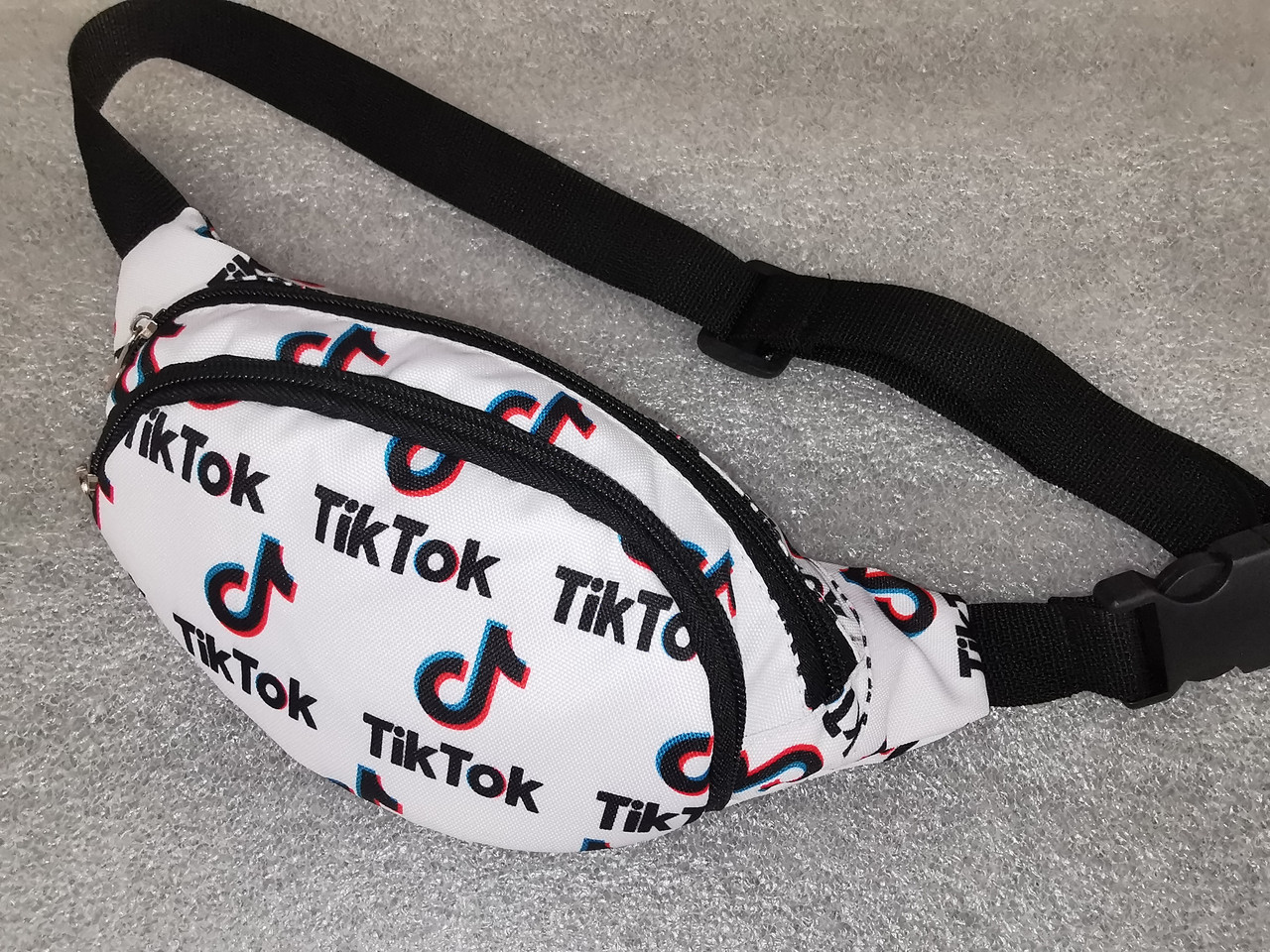 Сумка на пояс Tik Tok Тканина Принт спортивні барсетки сумка тільки опт