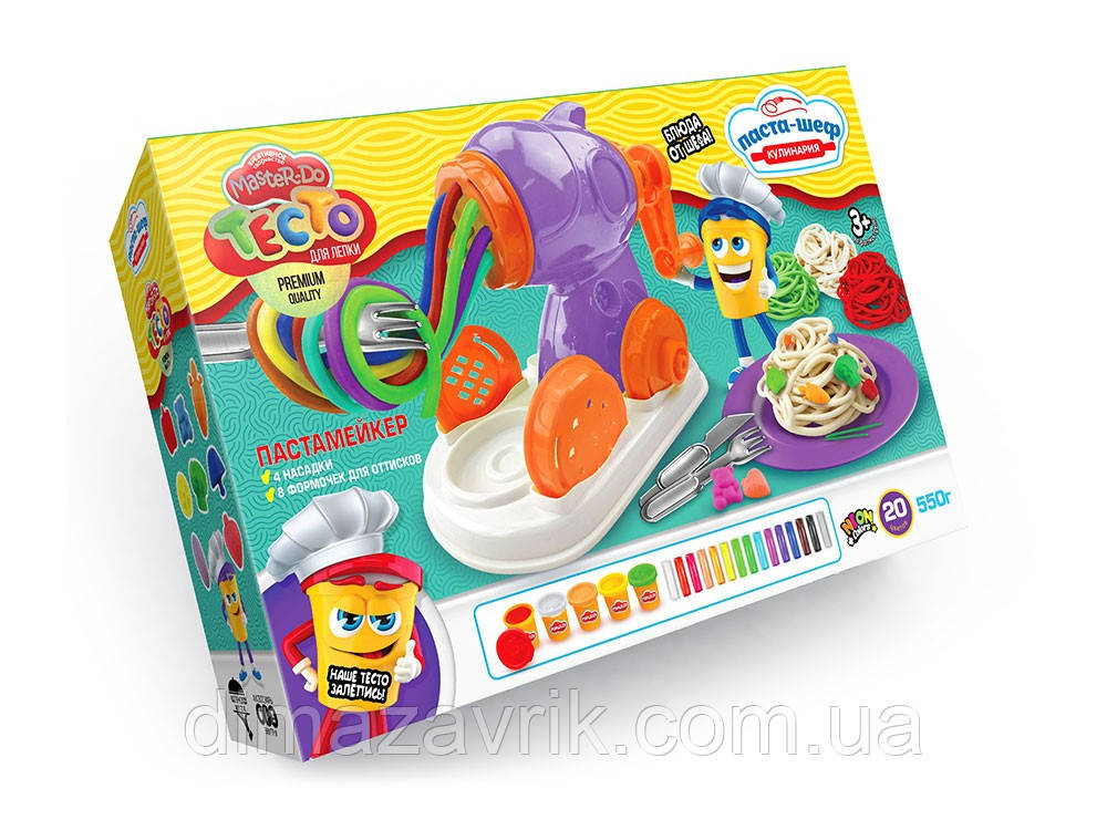 Великий Креативний набір "Паста-шеф" Danko Toys 3+