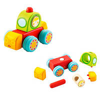 Деревянная игрушка Каталка «Машинка», развивающие товары для детей.