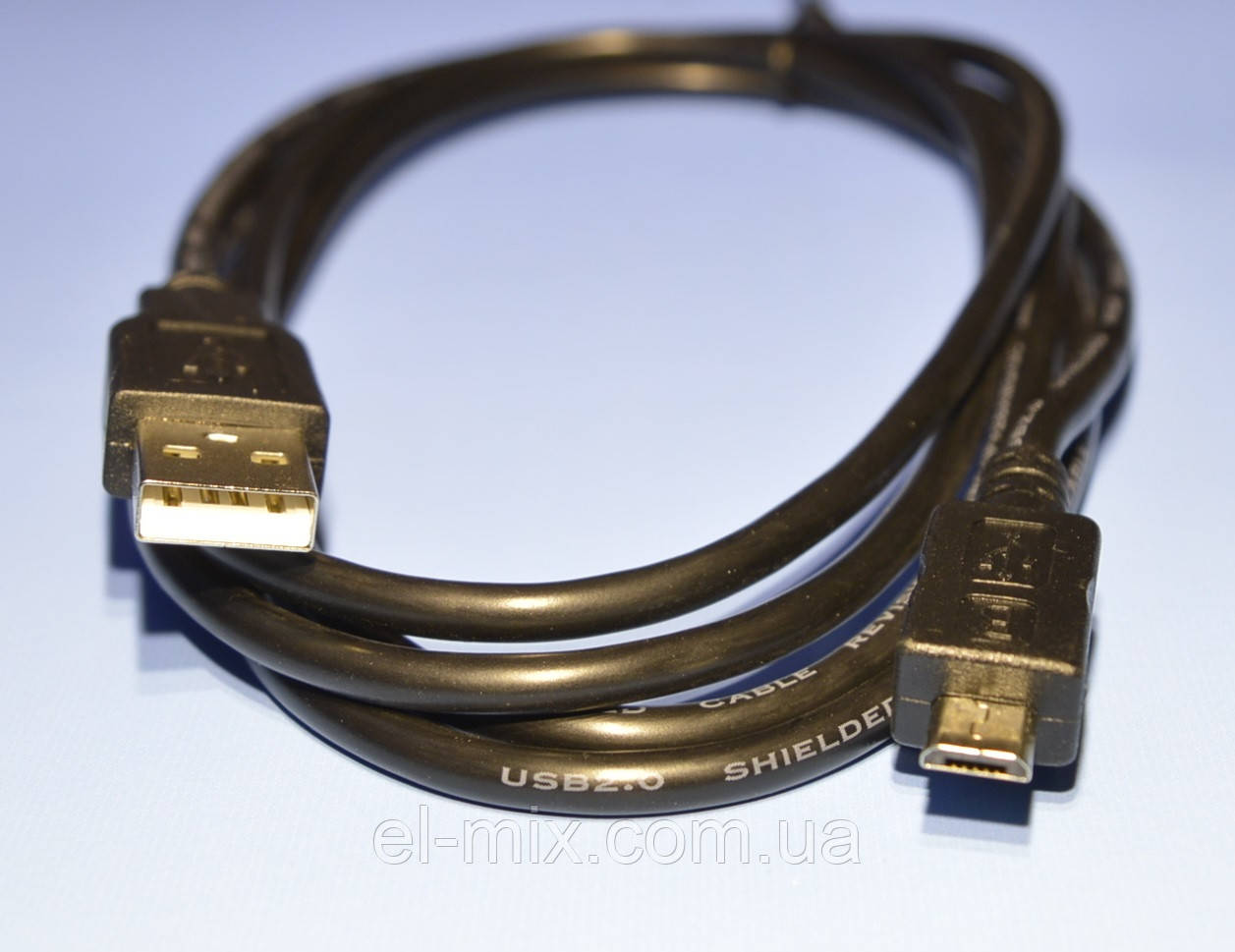 Шнур шт.міcro USB-5pin - шт.USB-A Cabletech standart 1.8м KPO3962-1.8