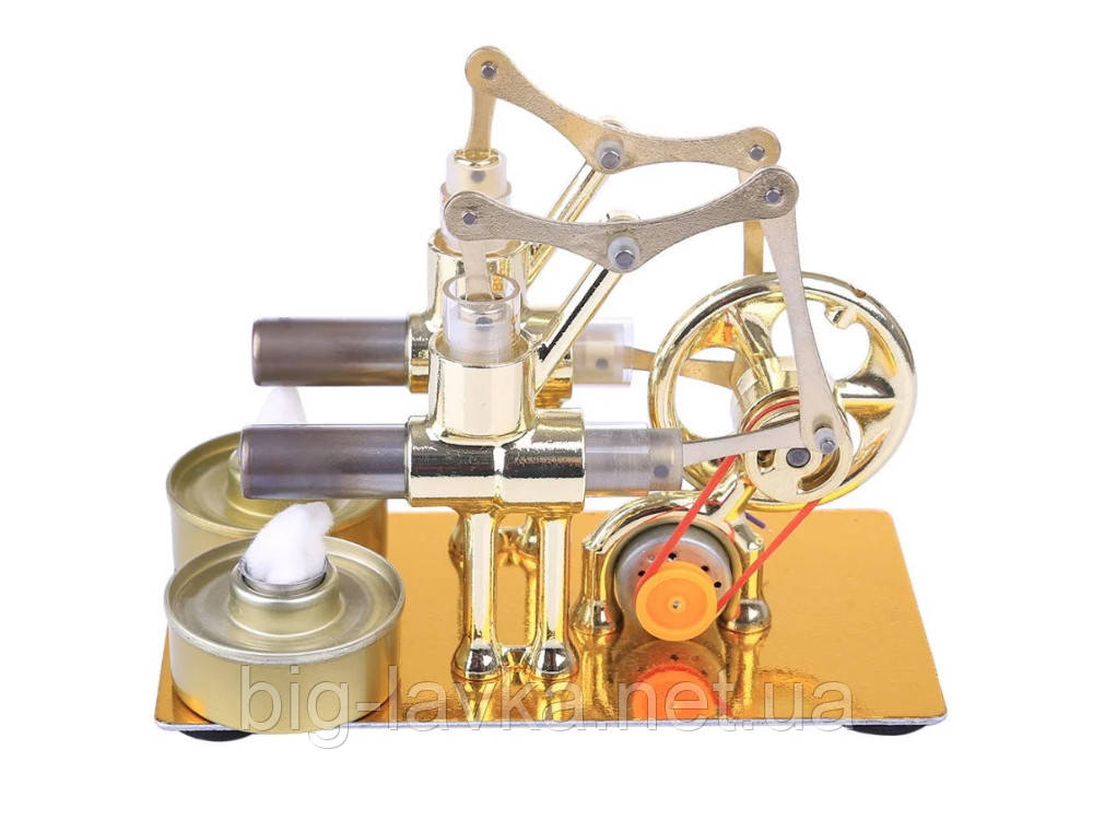 Двигун Стірлінга Stirling Engine з генератором