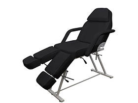 Кушетка косметологічна педикюрне крісло Кушетка педикюрна модель 240-чорний колір