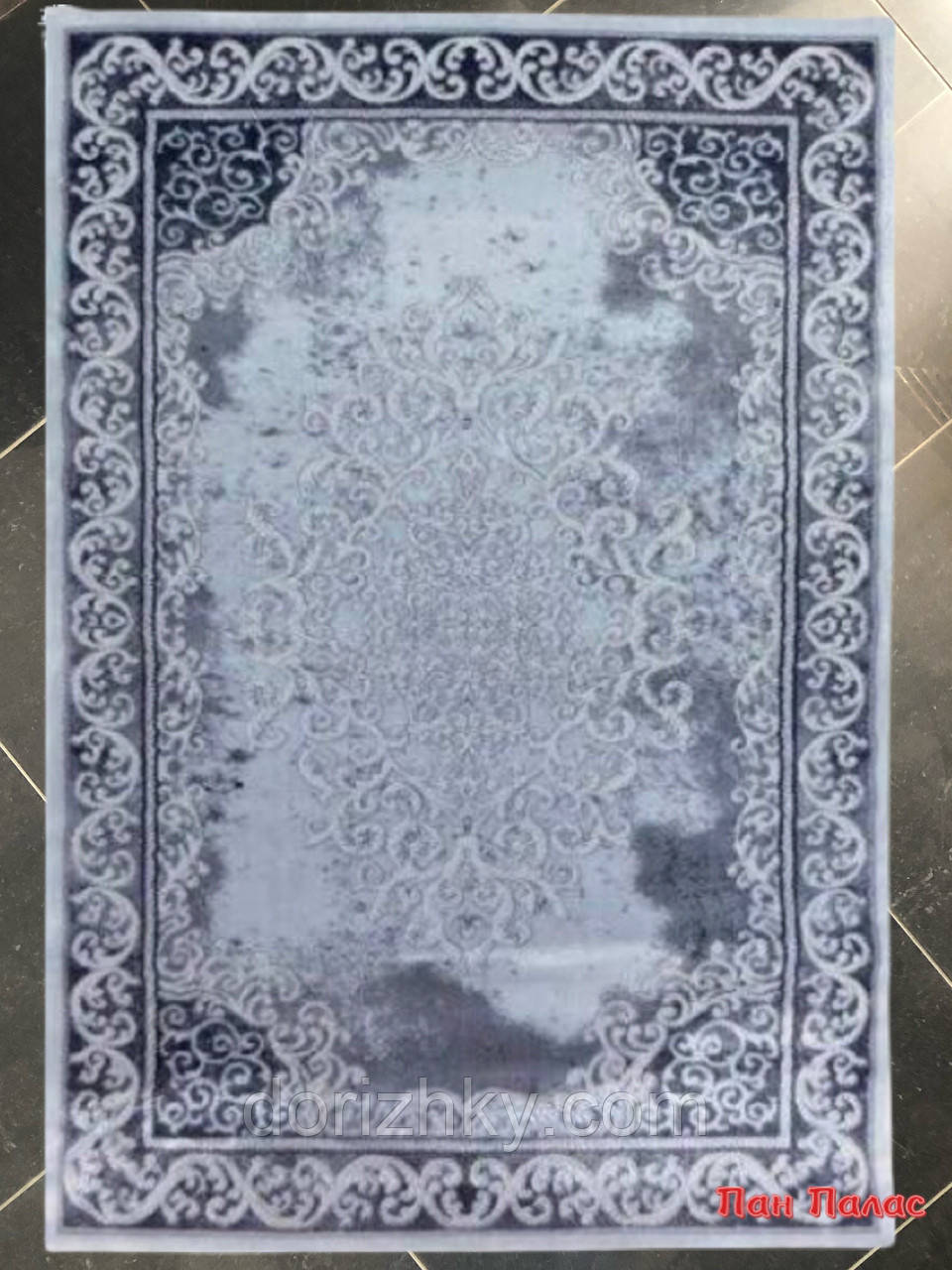 60х110 см. Ковер Art carpet Paris 81 grey на пол овальной и прямоугольной формы.