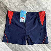 Плавки шорты купальные детские на мальчика Yuke, 38-46 размер, сине-красные, 006