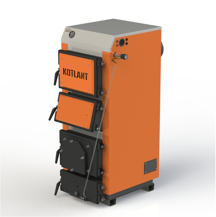 16 кВт Котел довготривалого горіння 5 мм КОТЕЛ KOTLANT-КОТЛАНТ КГУ-16 С МЕХАНИЧЕСКИМ РЕГУЛЯТОРОМ ТЯГИ, фото 1