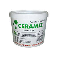 Жидкая теплоизоляция CERAMIZ 5L/10 м.кв., краска-утеплитель для фасада, пола, стен, труб, потолка