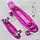 Скейт Penny Board з LED підсвічуванням і світяться колесами Жовтий, фото 3