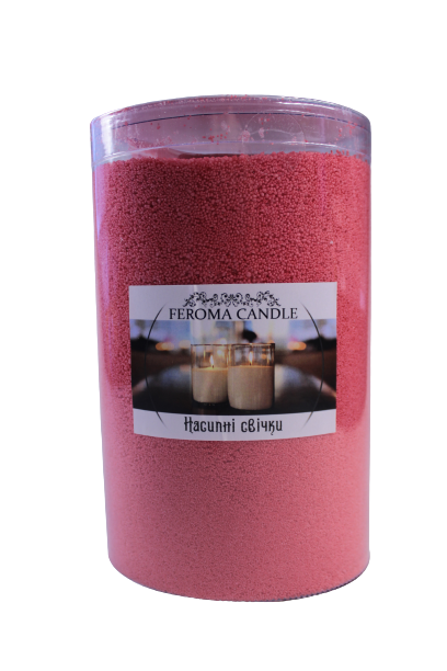 Насипні свічки TM FEROMA CANDLE червоного кольору