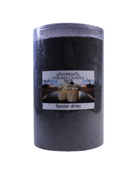 Насипні свічки TM FEROMA CANDLE чорного кольору