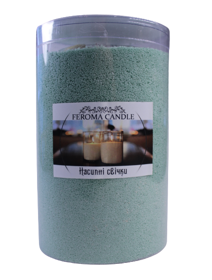 Насипні свічки TM FEROMA CANDLE зеленого кольору