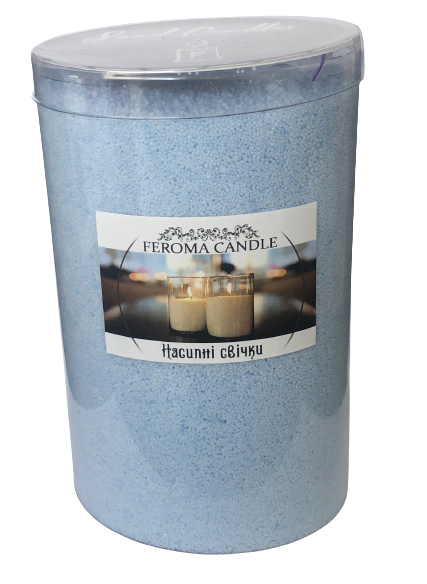 Насипні свічки TM FEROMA CANDLE блакитного кольору
