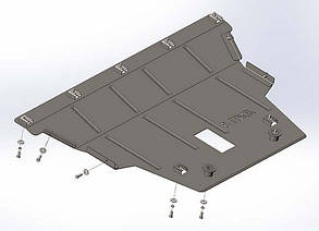 Захист двигуна Fiat 500Х (2014-)(Захист двигуна Фіат 500х) Автопристрій