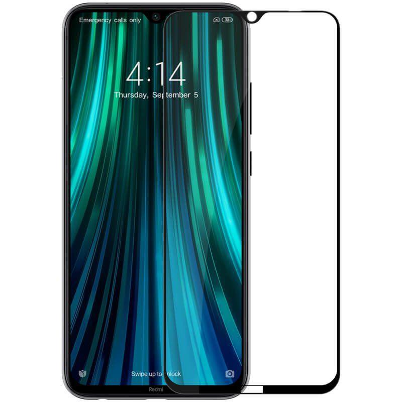 Скло захисне для Xiaomi Redmi Note 8 Pro (0,3мм, 5D, чорне) Full Glue