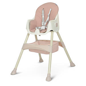 Стільчик для годування Bambi M 4136-2 Pink (регулювання стільниці, складана конструкція), фото 3