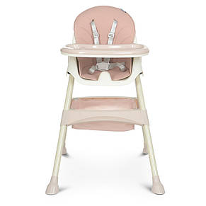 Стільчик для годування Bambi M 4136-2 Pink (регулювання стільниці, складана конструкція), фото 4
